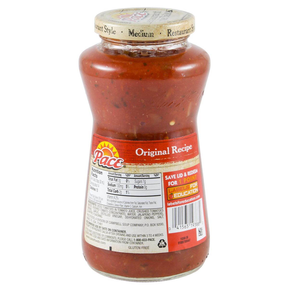 slide 4 of 8, Pace Original Recipe Restaurant Style Salsa, 16 oz