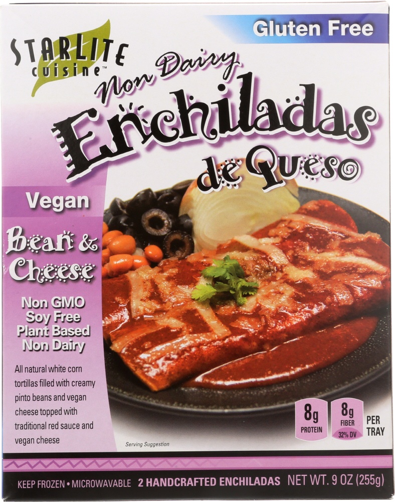 slide 1 of 1, Starlite Cuisine Enchiladas de Queso 2 ea, 2 ct