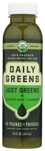 slide 1 of 1, Daily Greens Juice Just Greens, 12 oz