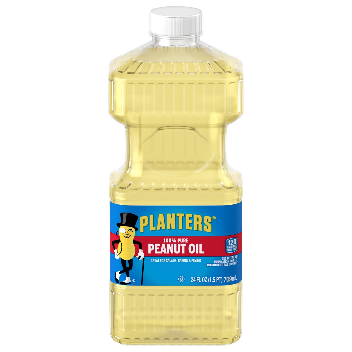 slide 1 of 1, Planters 100% Pure Peanut Oil 24 fl oz, 24 fl oz