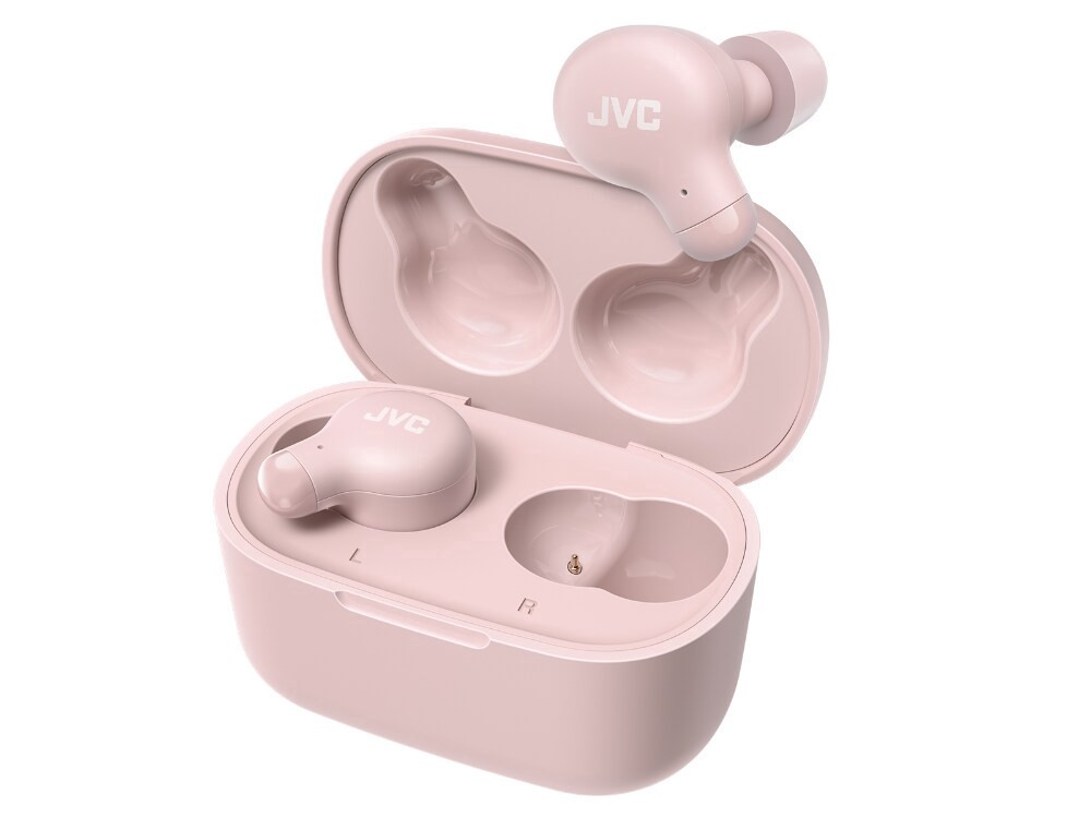 slide 1 of 1, JVC HAA18TP Marshmallow Wireless Earbuds - Pink, 1 ct