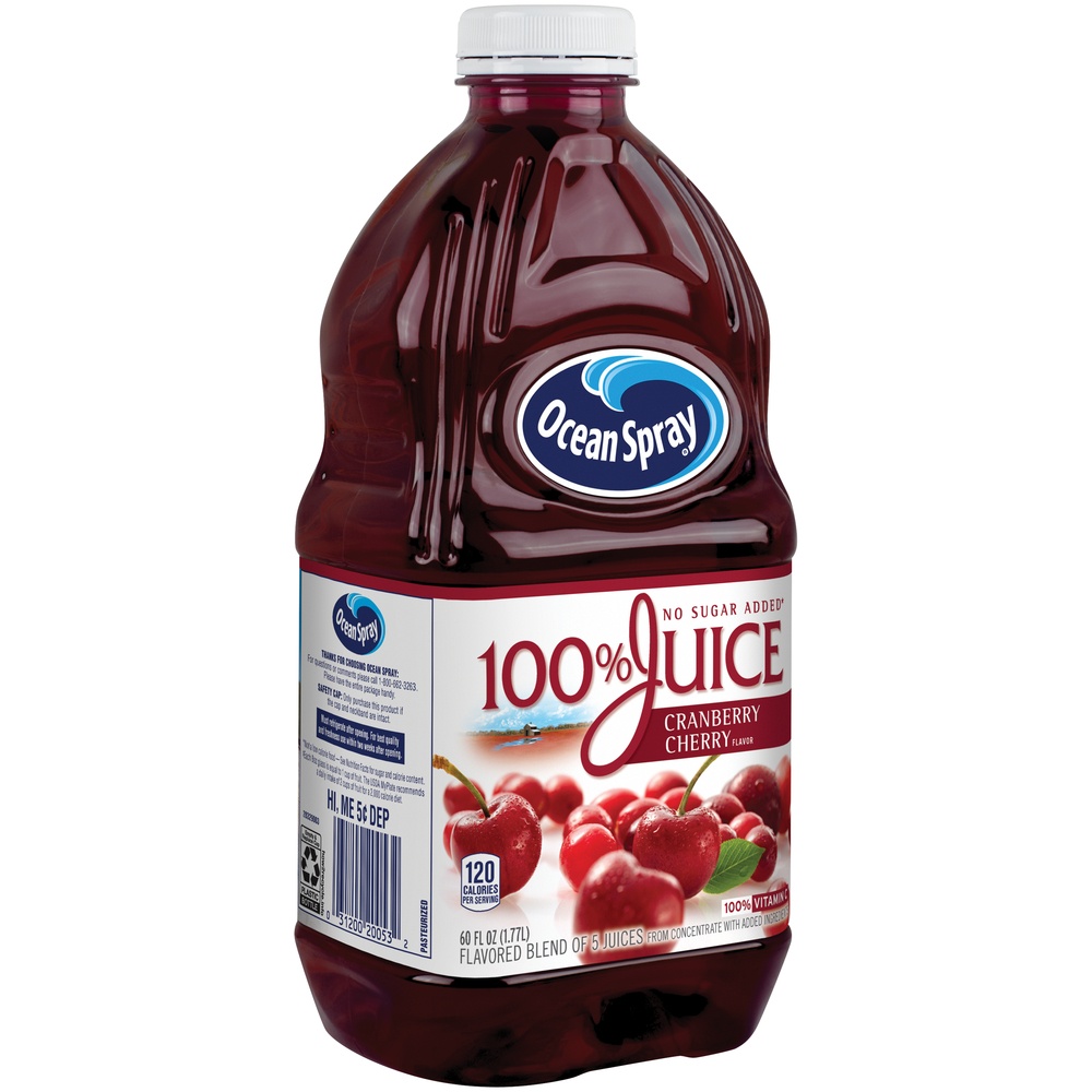 slide 3 of 5, Ocean Spray Cranberry Cherry Flavor Juice, 60 fl oz