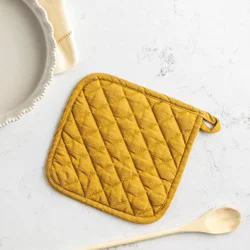 Hy-Vee Seasons Stonewash Potholder, Honey Mustard