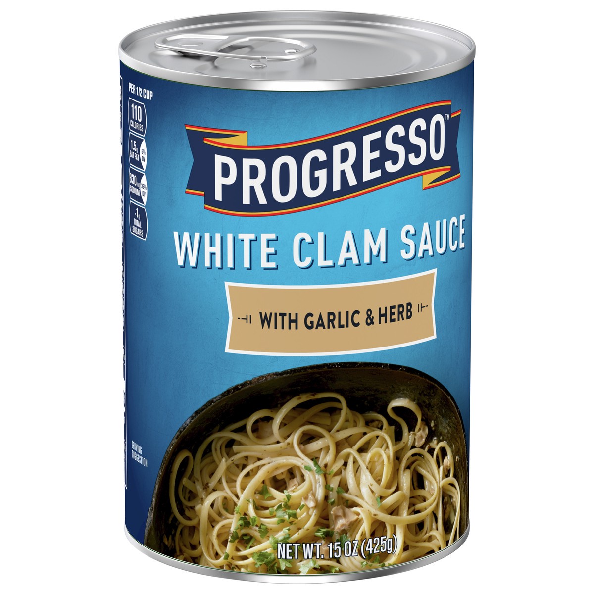 slide 2 of 8, Progresso White Clam Sauce With Garlic & Herb, 15 oz., 15 oz