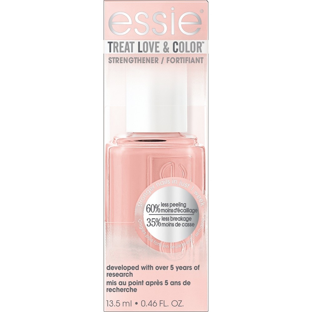 slide 2 of 4, essie Liteweight Cream Finish Treat Love Color Nail Polish Strengthener, 0.46 fl oz