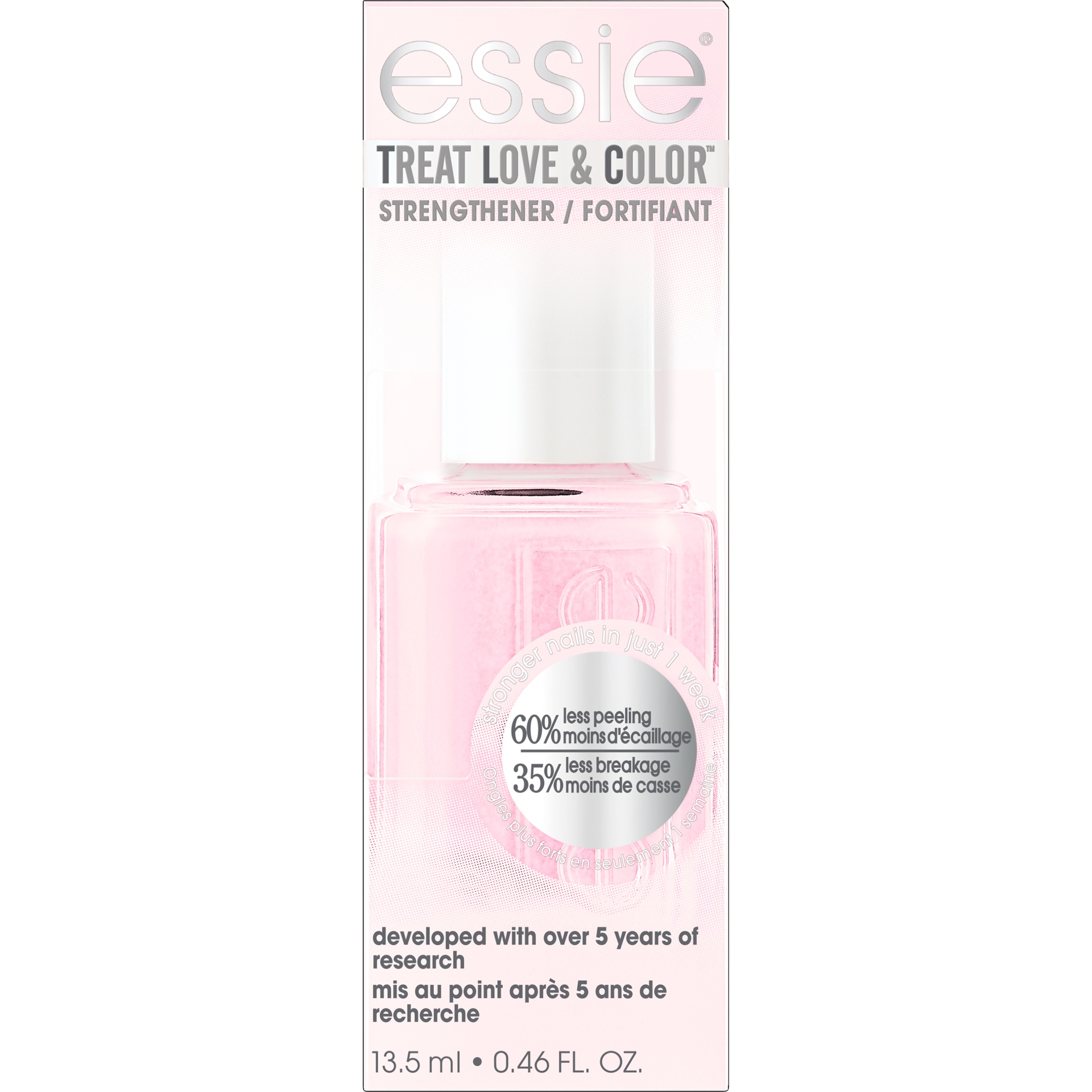 slide 2 of 2, Essie Soul Happy Shimmer Finish Treat Love Color Nail Polish Strengthener, 0.46 oz