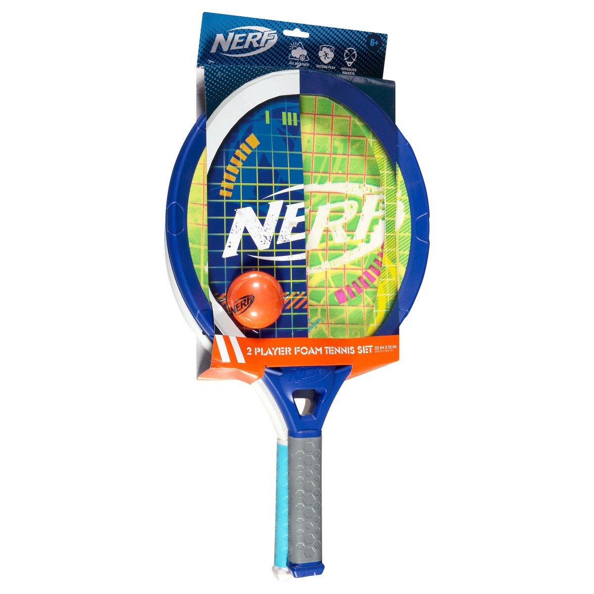 slide 3 of 9, Nerf Tennis Set, 1 ct