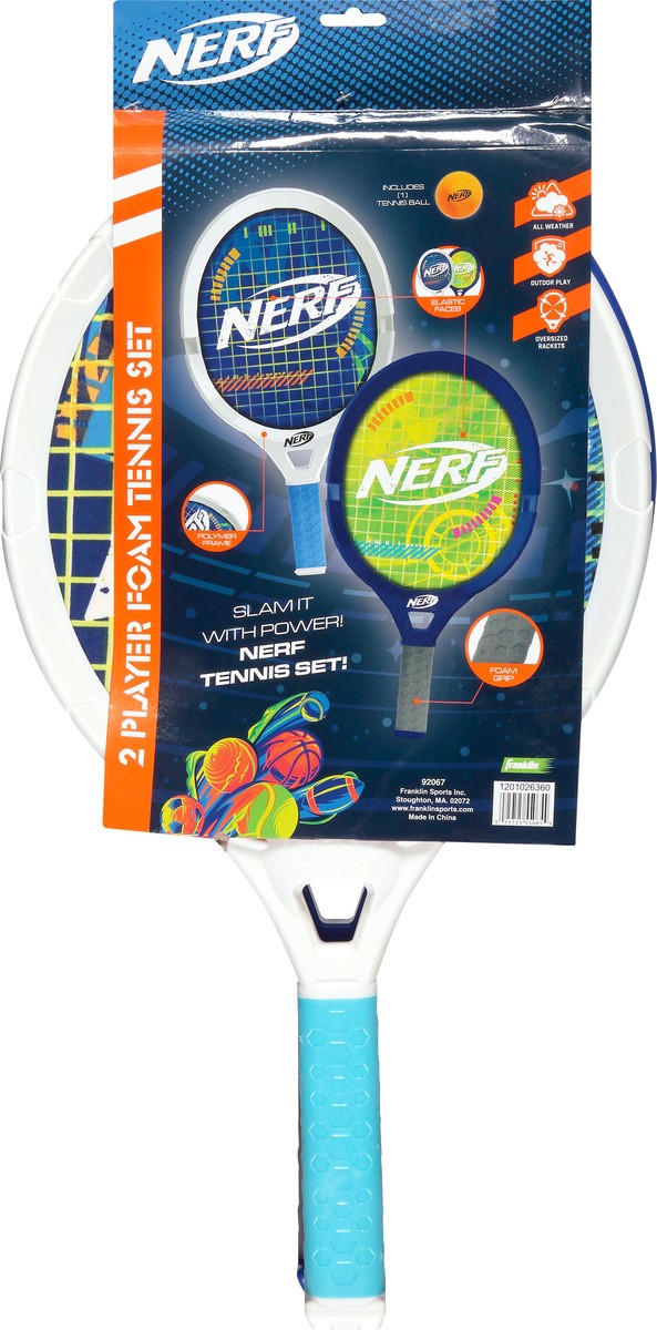 slide 5 of 9, Nerf Tennis Set, 1 ct