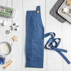 Hy-Vee Seasons Stonewash Apron In Echo Blue