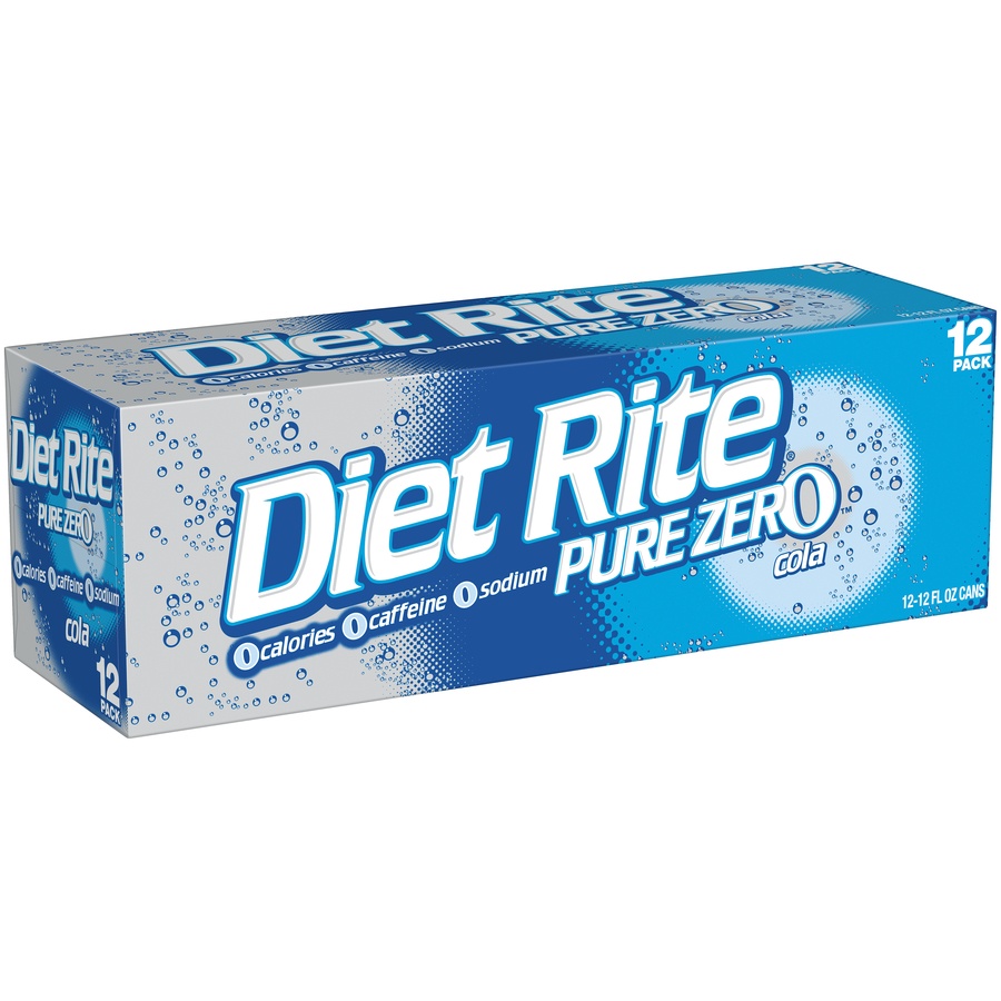 slide 2 of 2, Diet Rite Cola, 12 ct; 12 fl oz