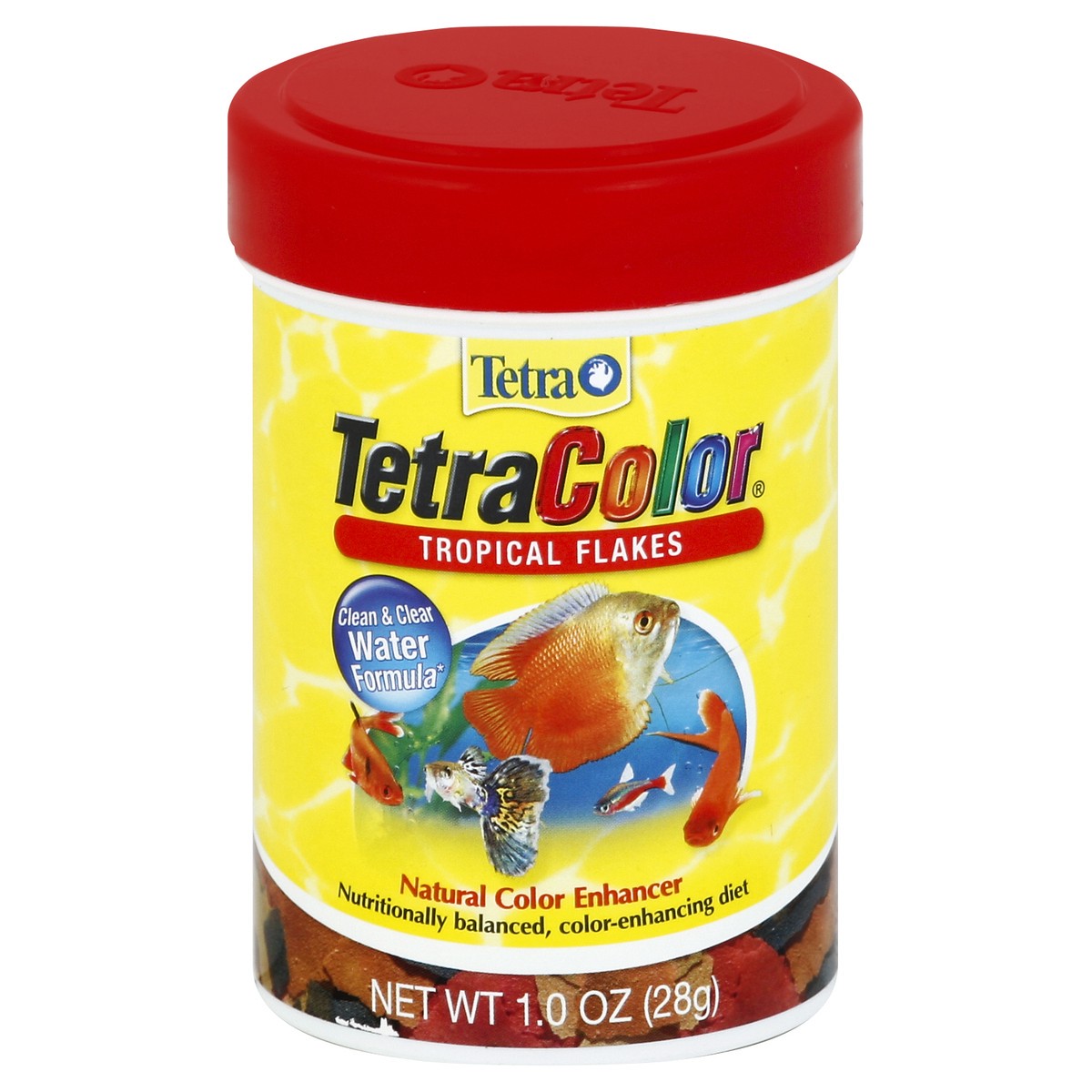 slide 2 of 3, Tetra Tropical Color Flakes 1 Ounce, Clear Water Advanced Formula, 1 oz