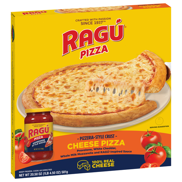 slide 1 of 1, Ragu Pizzeria-Style Crust Cheese Pizza 20.50 oz, 20.5 oz