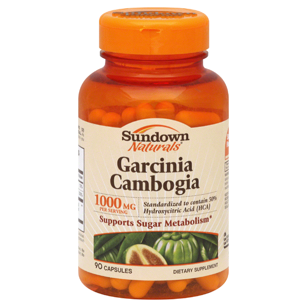 slide 1 of 1, Sundown Naturals Garcinia Cambogia Capsules, 90 ct