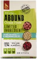 slide 1 of 1, Abound Grain Free Limited Ingredient Lamb Chickpea & Cranberry Recipe Adult Dog Food, 4 lb
