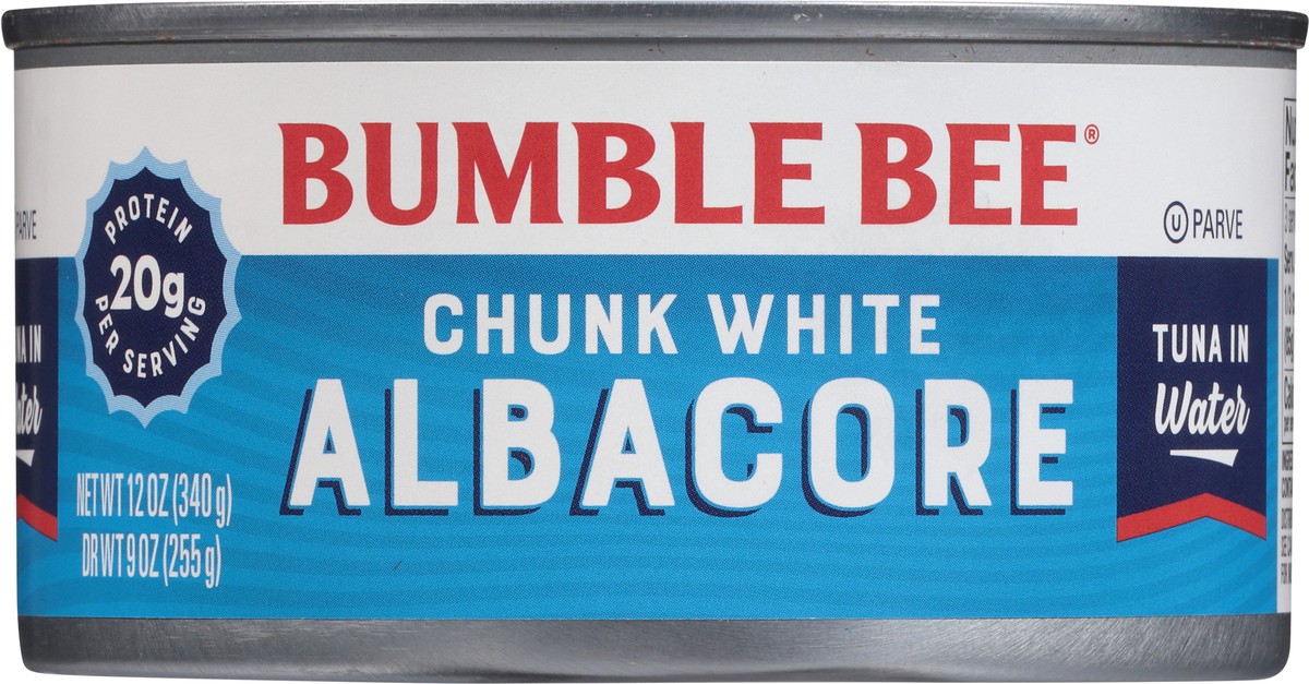 slide 4 of 9, Bumble Bee Albacore Tuna Chunk White In Water, 12 oz