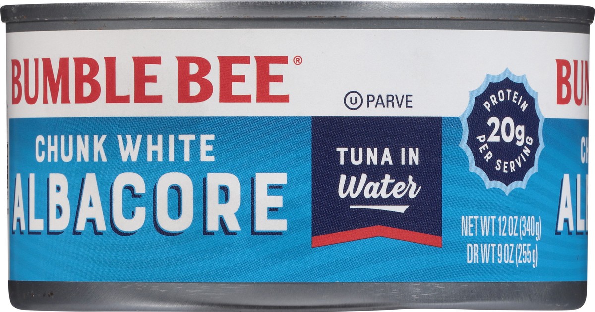 slide 5 of 9, Bumble Bee Albacore Tuna Chunk White In Water, 12 oz