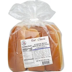 Fresh Authentic French Brioche Hot Dog Buns