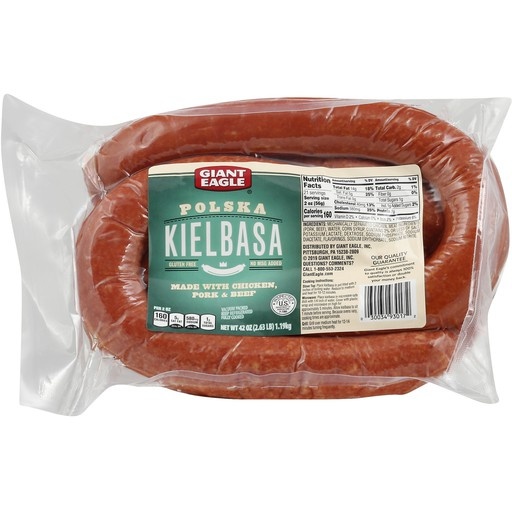 slide 1 of 1, Giant Eagle Polska Kielbasa, 14 oz