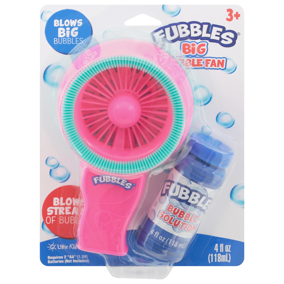 slide 1 of 2, Fubbles Big Bubble Fan, 1 ct