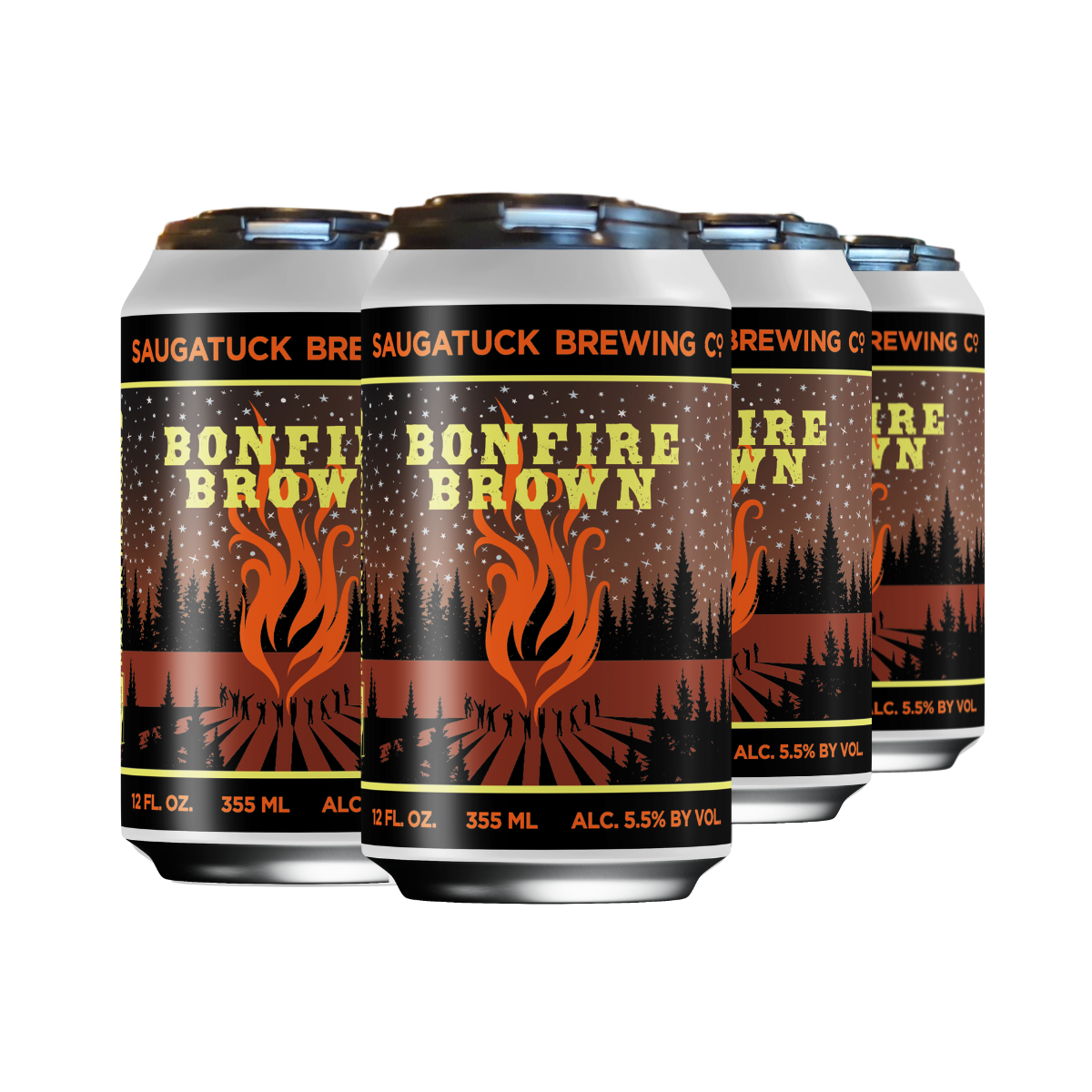 slide 1 of 17, Saugatuck Bonfire Brown Ale, 6 ct; 12 fl oz