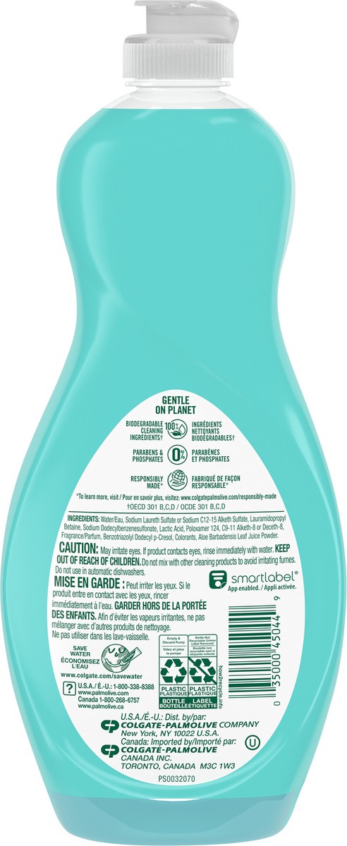 slide 5 of 8, Palmolive Ultra Dishwashing Liquid Dish Soap, Soft Touch Aloe & Citrus Scent - 20 Fl. Oz., 20 fl oz