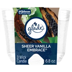 Glade 3 Wick Alluring Sheer Vanilla Embrace Candle 1 ea