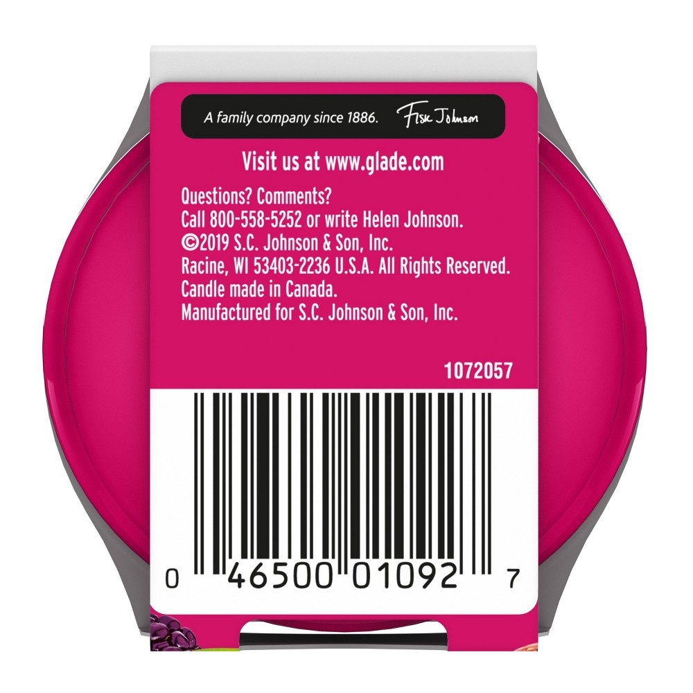 slide 5 of 6, Glade Berry Pop Jar Candle, 3.4 oz