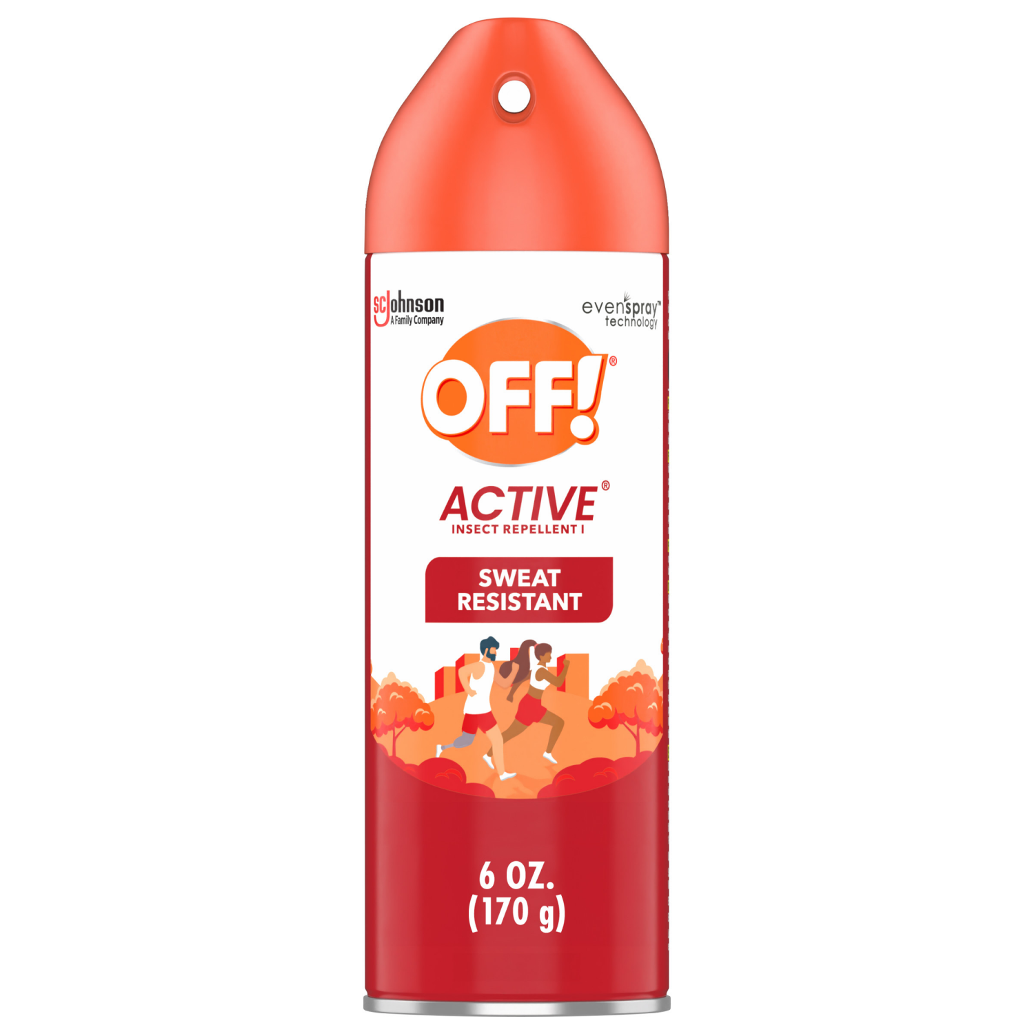 slide 1 of 8, OFF! Active Insect Repellent I, Sweat Resistant Mosquito Spray with DEET, 6 oz, 6 oz