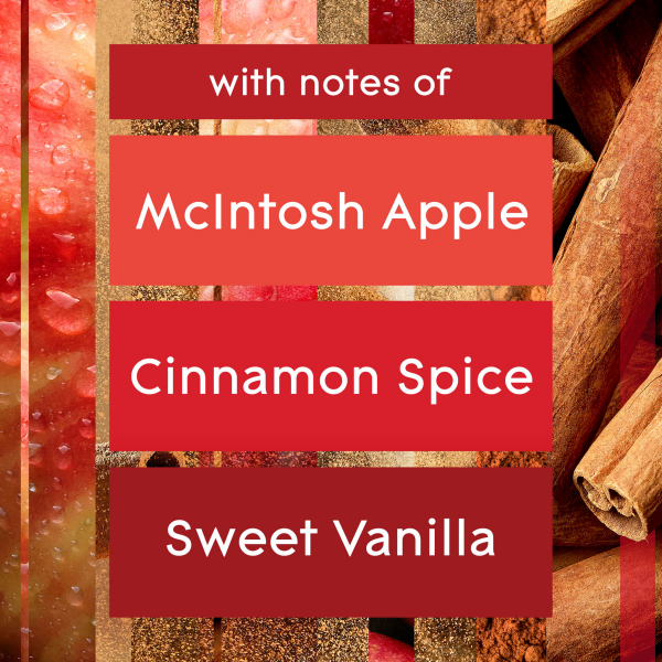 slide 15 of 29, Glade Scented Oil Jar Candle, Apple Cinnamon, Wax Infused With Essential Oils, 6.8 oz