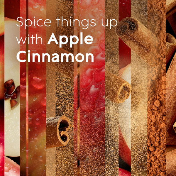 slide 14 of 29, Glade Scented Oil Jar Candle, Apple Cinnamon, Wax Infused With Essential Oils, 6.8 oz