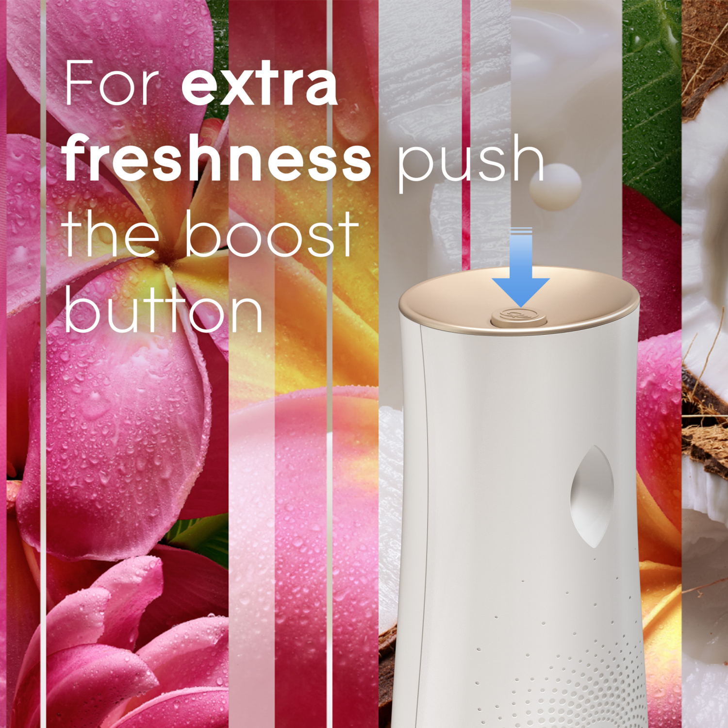 slide 6 of 8, Glade Automatic Value Pack Exotic Tropical Blossoms Spray Refill 2 - 6.2 oz ea, 2 ct