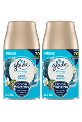 Glade Value Pack Automatic Aqua Waves Spray Refill 2 - 6.2 oz Bottles