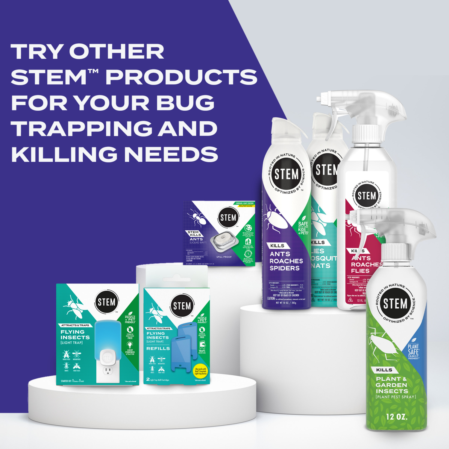 slide 7 of 8, Stem Ants, Roaches, Spiders Insect Killer 10 oz, 10 oz