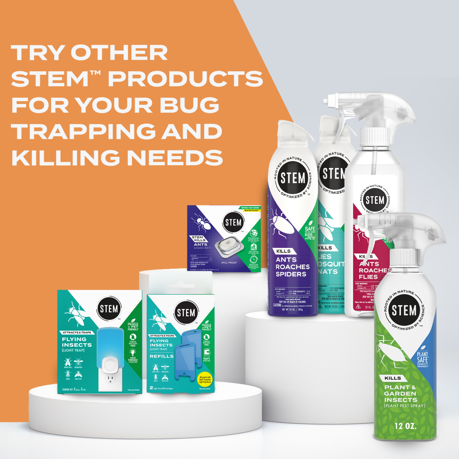 slide 7 of 8, STEM Wasp, Hornet & Yellow Jacket Killer, Plant-based Active Ingredient Wasp Spray, 10 oz, 10 oz