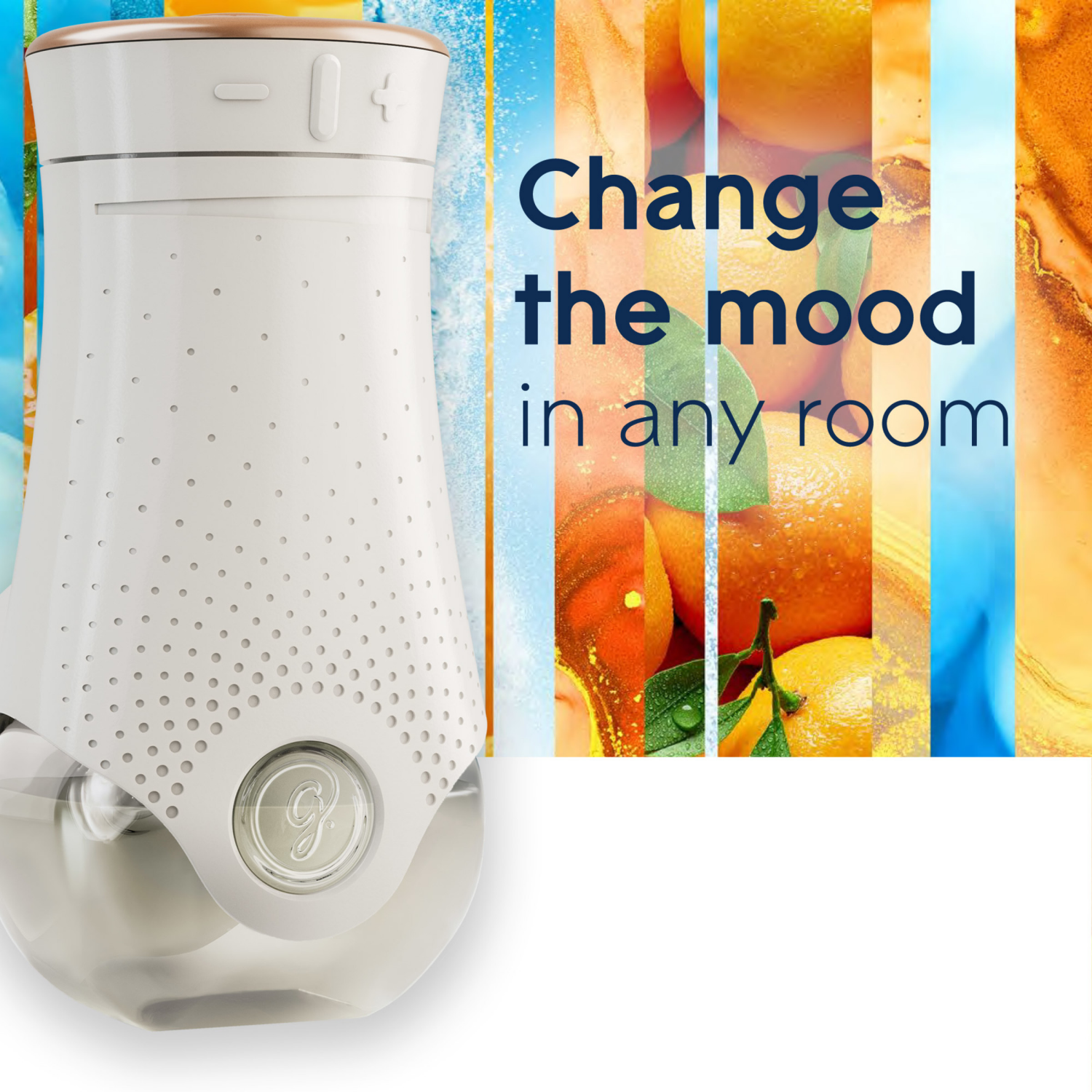 slide 3 of 8, Glade PlugIns Scented Oil 2 Refills, Air Freshener, Coastal Sunshine Citrus™, Essential Oil Infused Wall Plug In, 1.34 FL OZ, Pack of 2, 2 ct