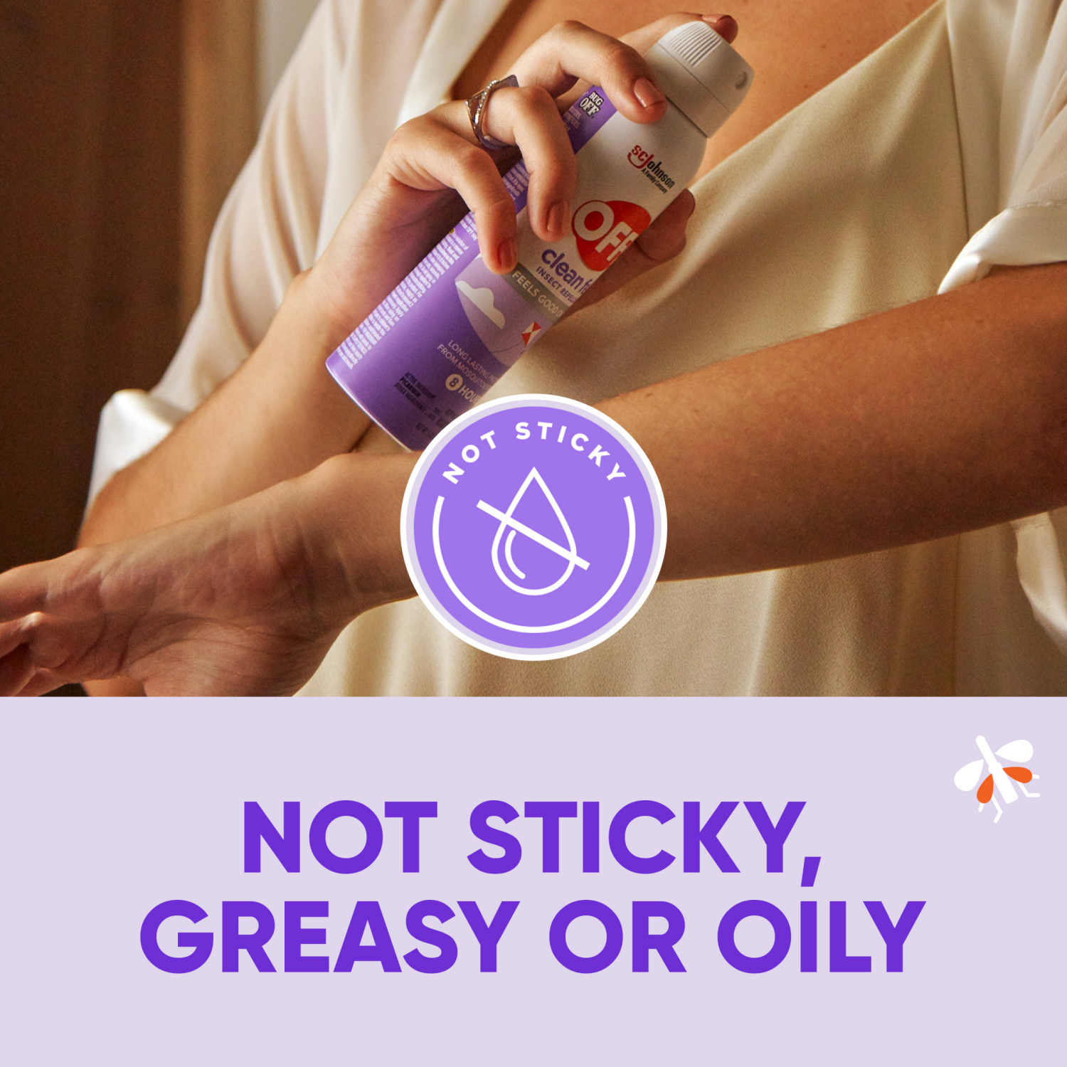 slide 8 of 8, OFF! Clean Feel Picaridin Mosquito Repellent, Everyday Aerosol Bug Spray, 5 oz, 5 oz