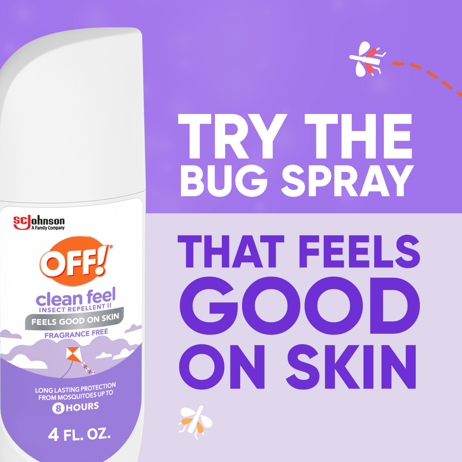 slide 3 of 8, Off! Clean Feel Insect Repel Spritz, 4 fl oz