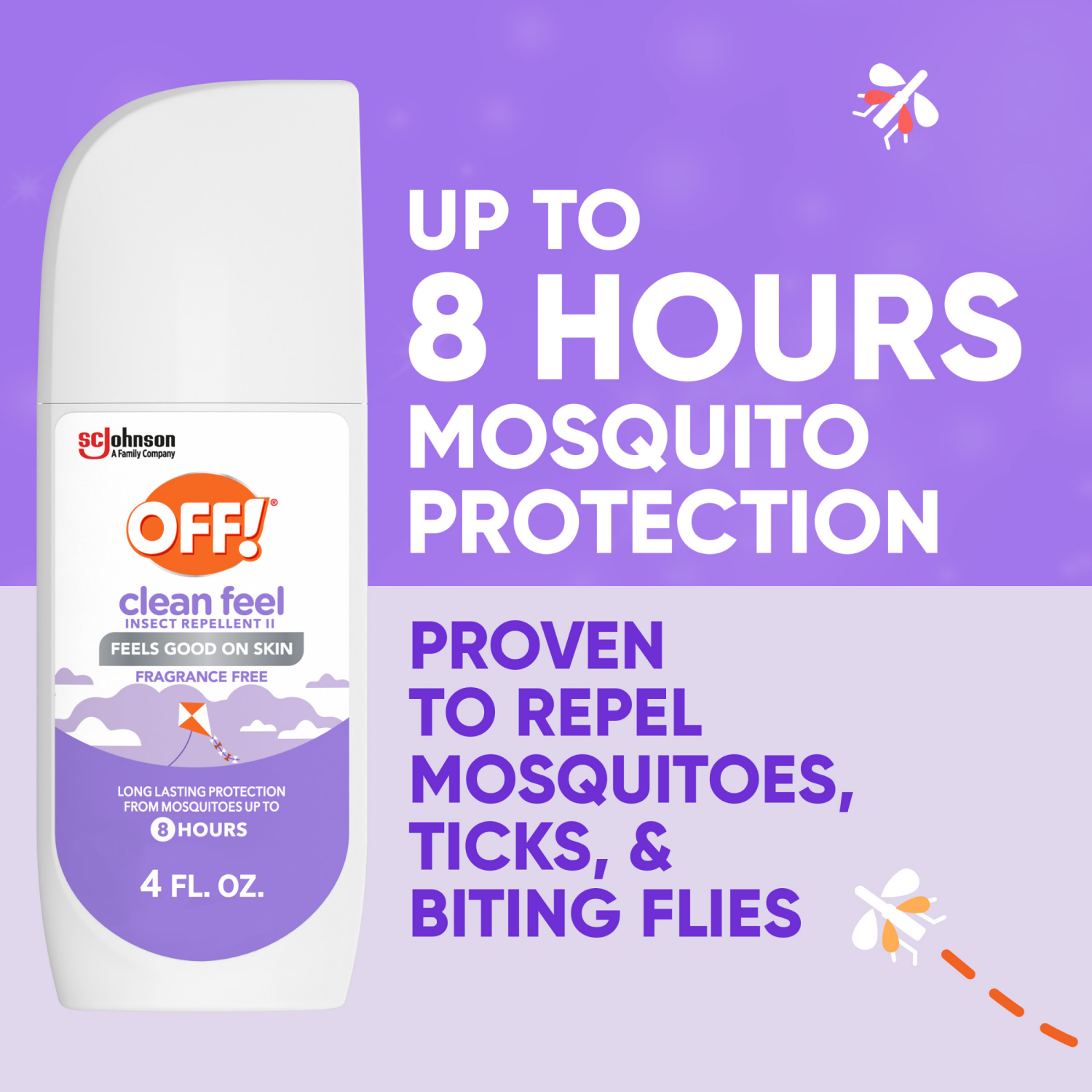slide 4 of 8, Off! Clean Feel Insect Repel Spritz, 4 fl oz