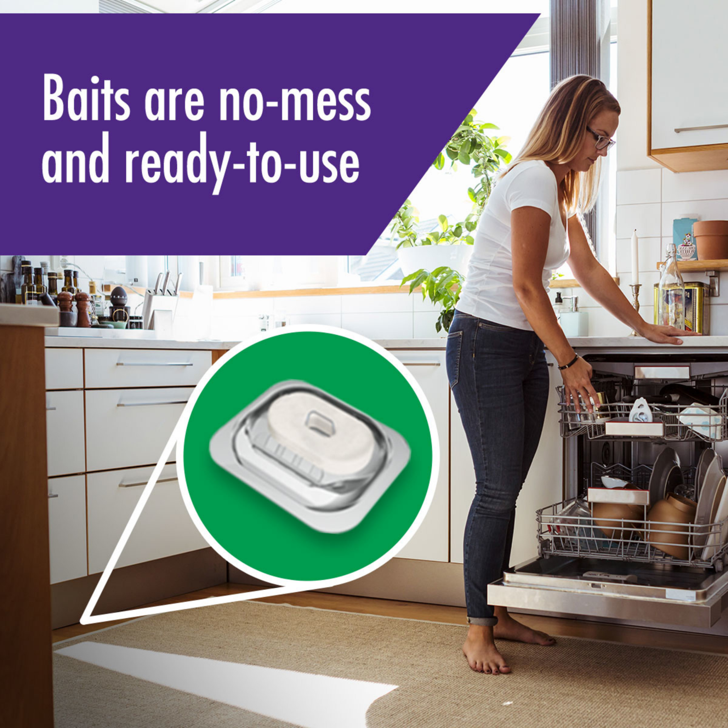 slide 7 of 8, STEM Liquid Ant Bait, Kills Ants, Spill Proof, [Includes 4 Bait Stations], 4 ct