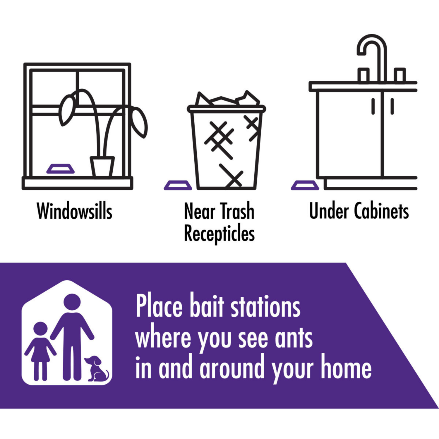slide 5 of 8, STEM Liquid Ant Bait, Kills Ants, Spill Proof, [Includes 8 Bait Stations], 8 ct