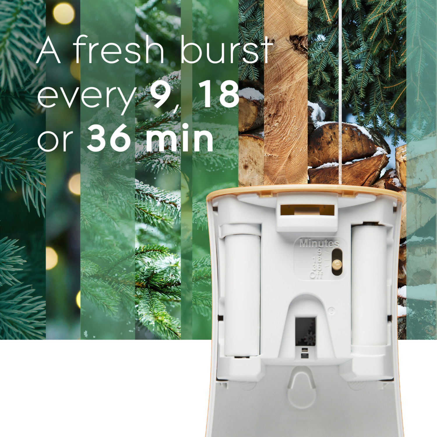 slide 2 of 5, Glade Automatic Spray, Refill, Twinkling Pine & Cedar, 6.2 oz, 6.2 oz