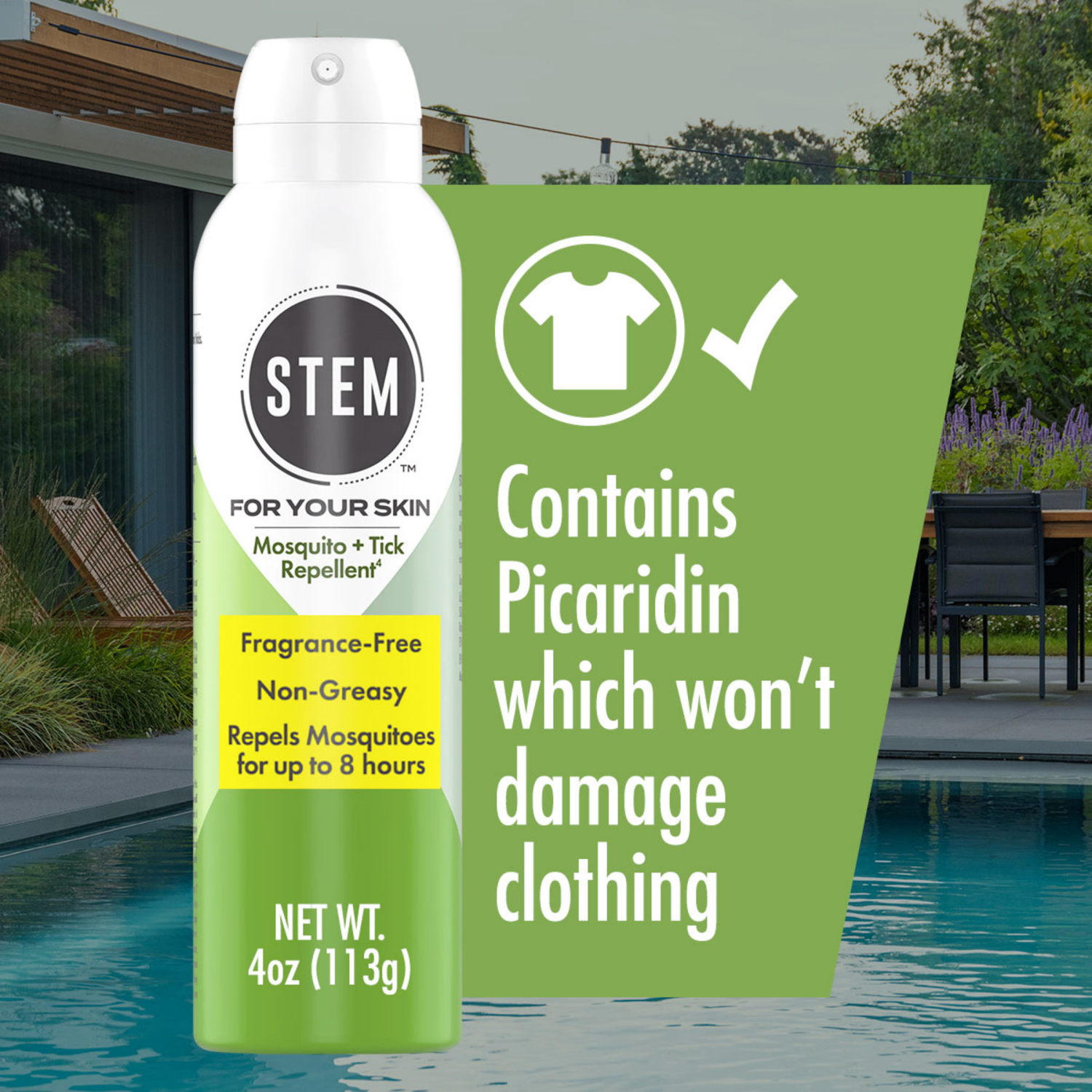 slide 7 of 8, STEM Bug Spray, Mosquito And Tick Repellent For Your Skin, Fragrance-Free, 4 oz, 4 oz