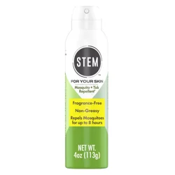 STEM Bug Spray, Mosquito And Tick Repellent For Your Skin, Fragrance-Free, 4 oz