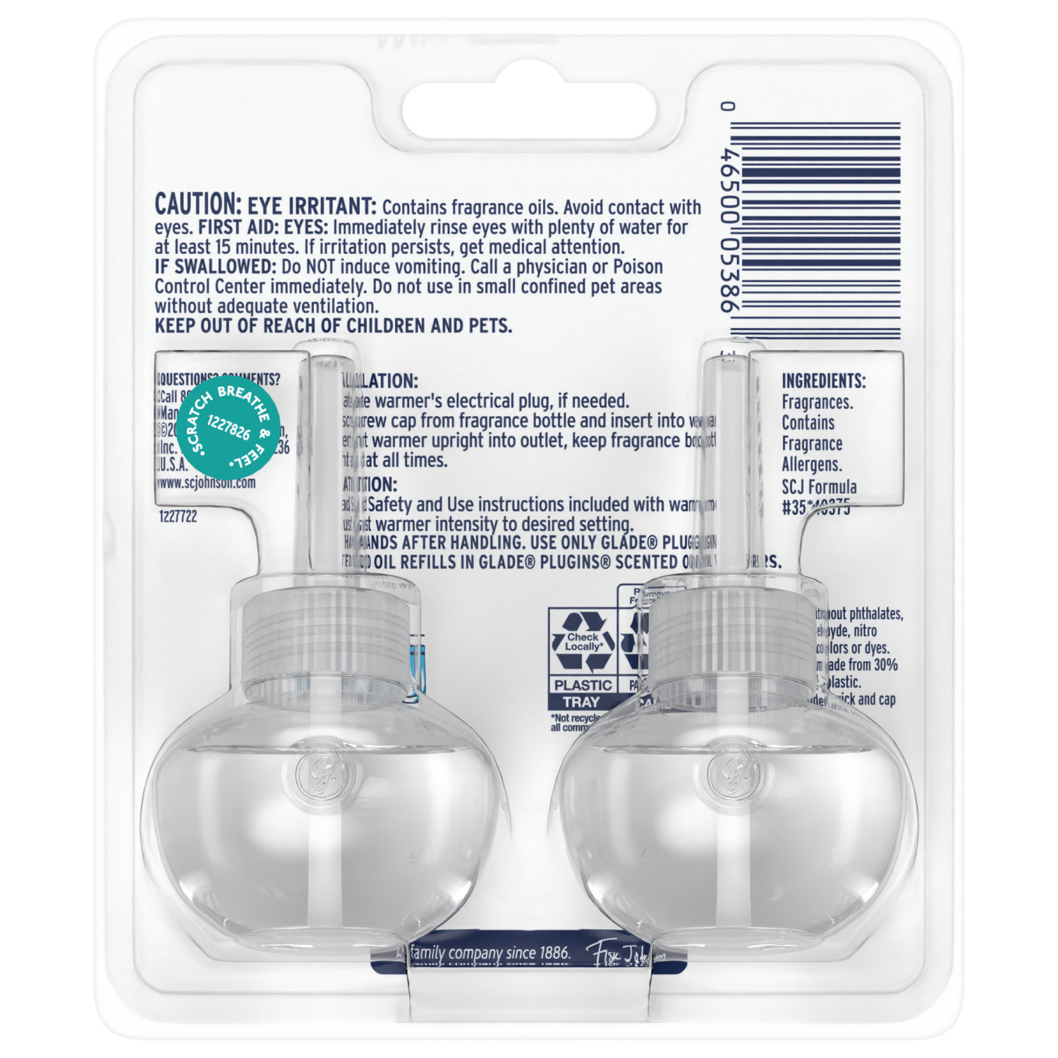 slide 2 of 8, Glade PlugIns Refills Air Freshener, Dewdrop Petals, 1.34 Oz, 2 Count, 2 ct