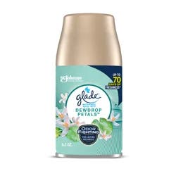 Glade Automatic Spray Air Freshener Refill, Dewdrop Petals, 6.2oz 1pk