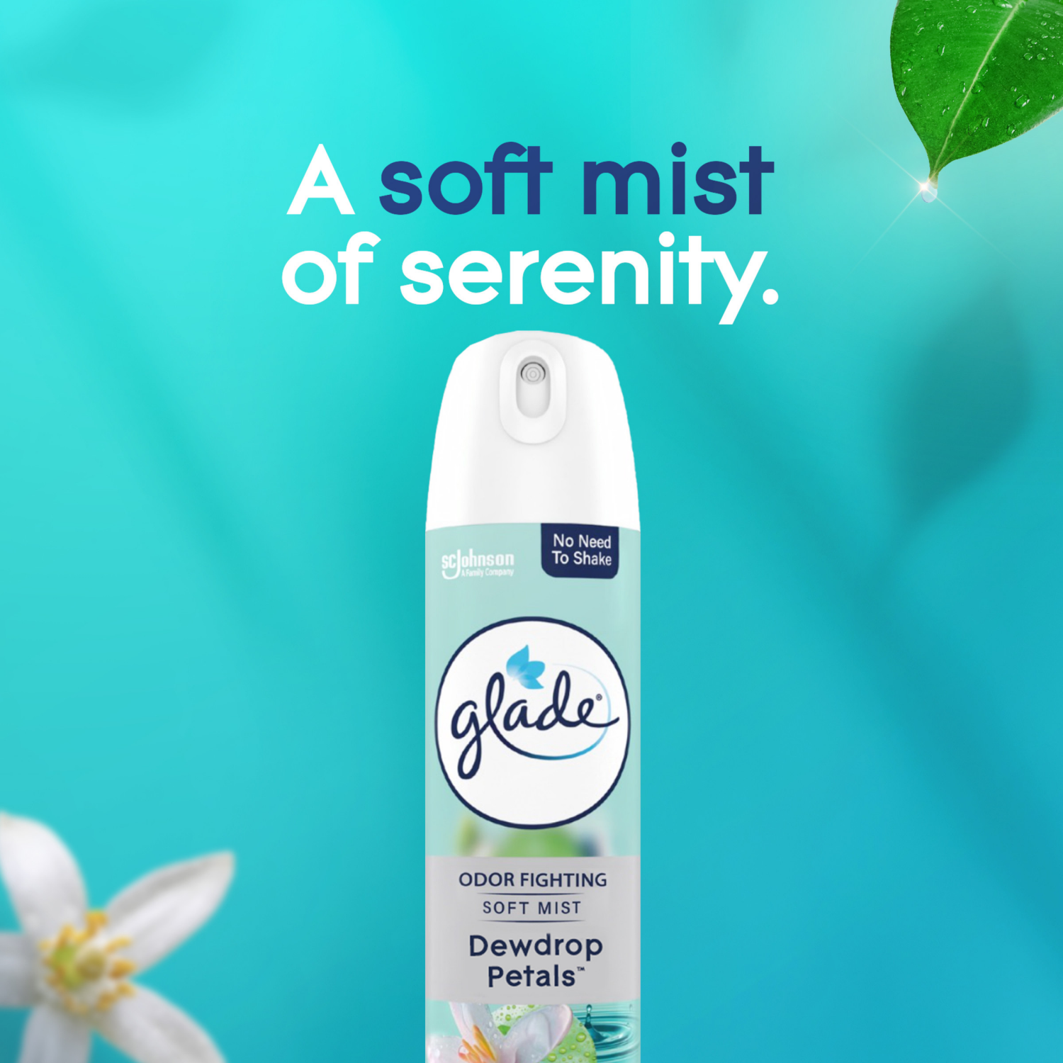 slide 4 of 8, Glade Aerosol Room Air Freshener Spray - Dewdrop Petals - 8oz, 8 oz