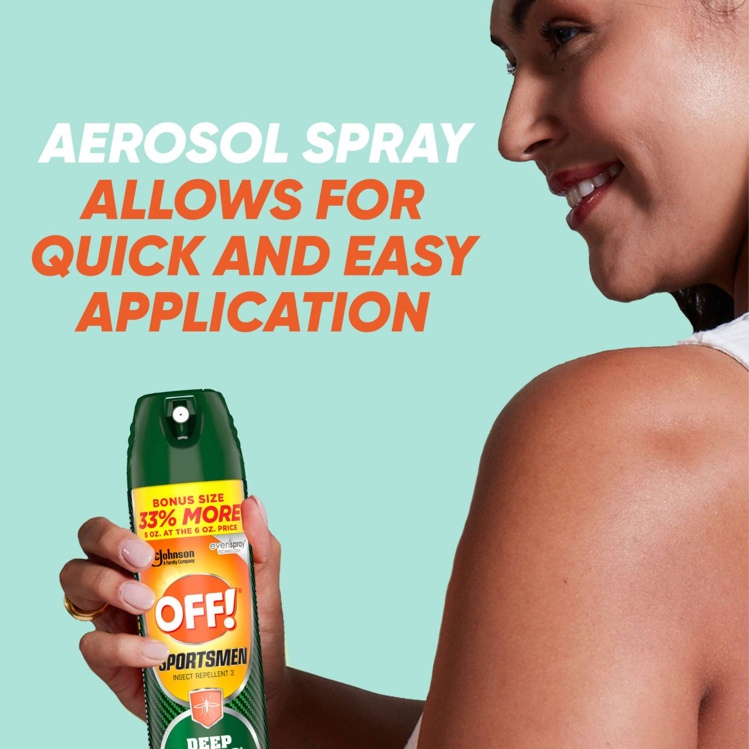 slide 6 of 8, OFF! Sportsmen Deep Woods Insect Repellent 3 8 oz, 8 oz