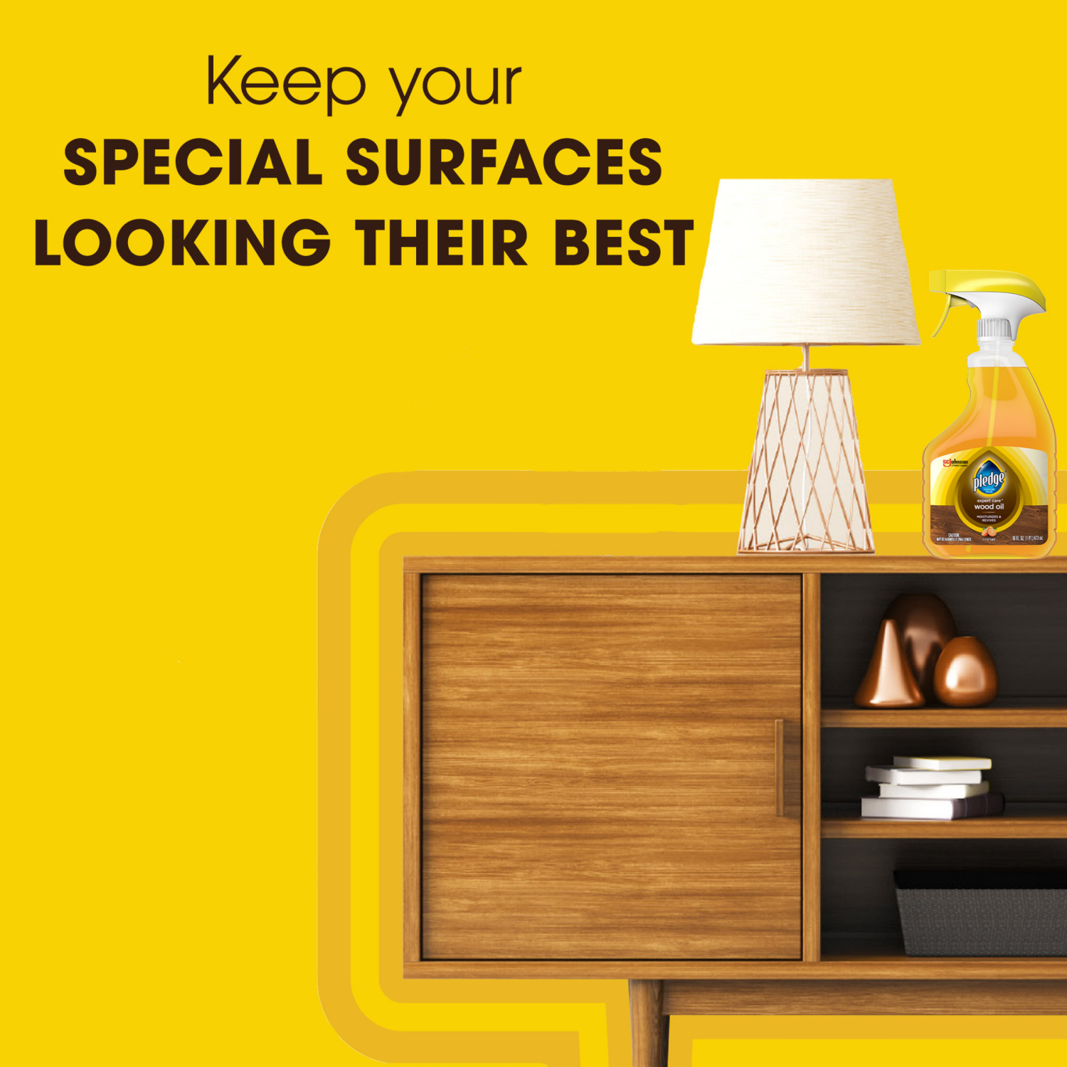 slide 5 of 8, Pledge Expert Care Moisturizes & Revives Orange Wood Oil 16 fl oz, 16 fl oz