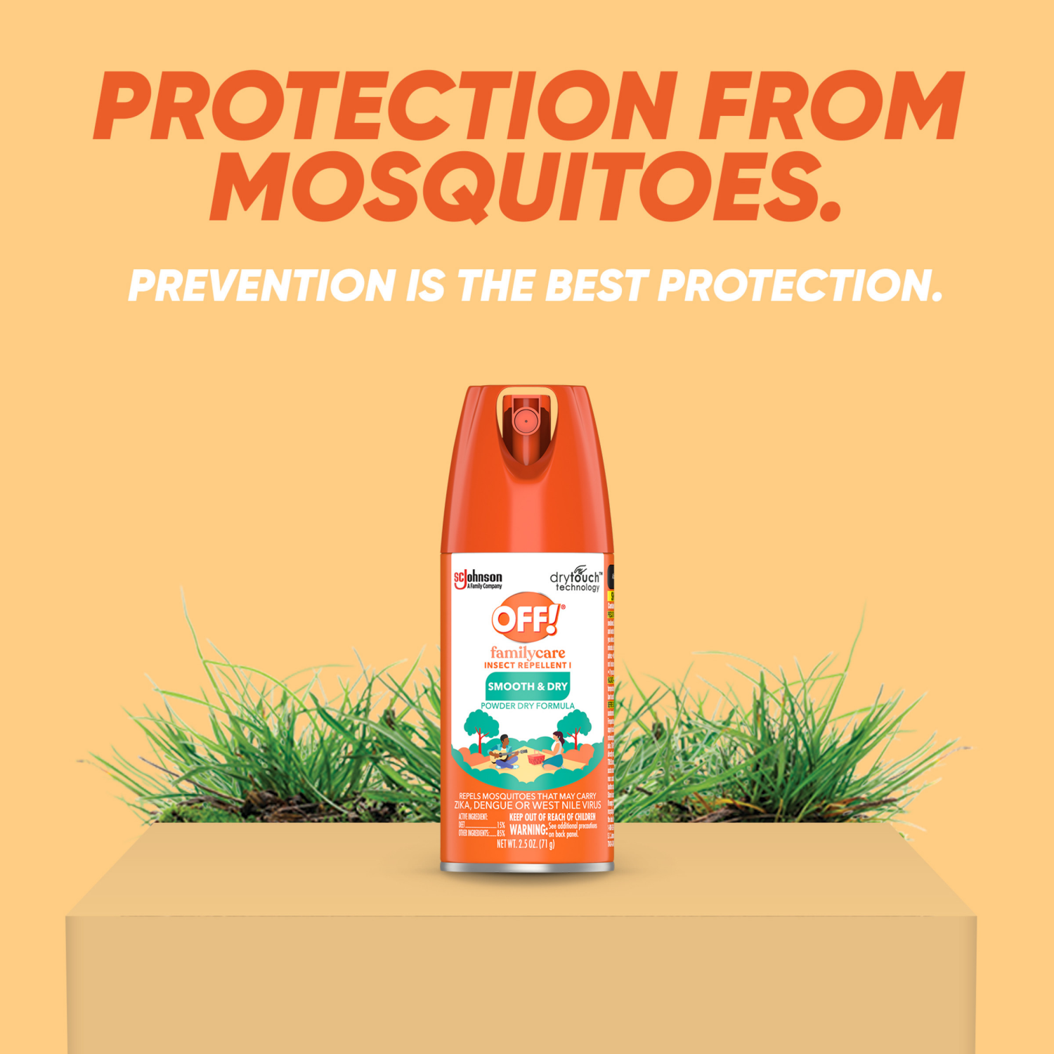 slide 5 of 5, OFF! FamilyCare Smooth & Dry Insect Repellent I 2.5 oz, 2.5 oz