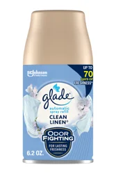 Glade Clean Linen Automatic Spray Refill 6.2 oz